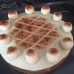 Cook until the marzipan starts to turn golden brown. Watch carefully as it can burn very quickly. Cook until the marzipan starts to turn golden brown. Watch carefully as it can burn very quickly.