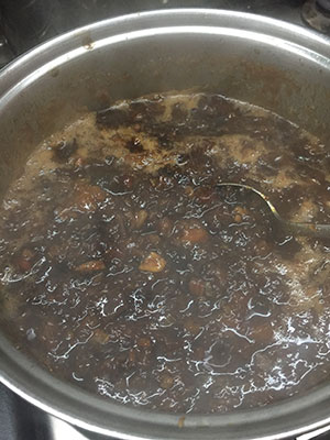 bring to the boil, then reduce and simmer uncovered for 1½ hours. bring to the boil, then reduce and simmer uncovered for 1½ hours.
