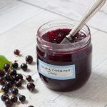 jar of blackcurrant jam by recipes made easy