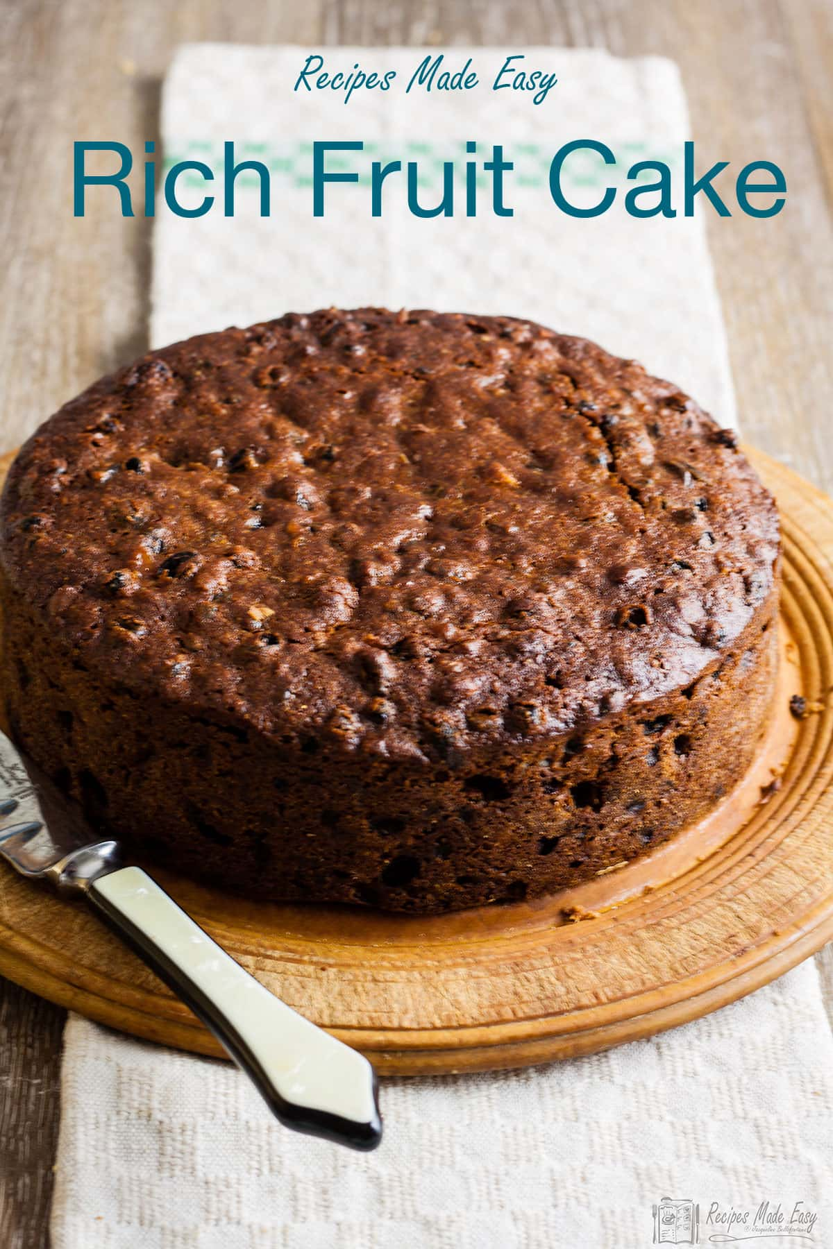 Traditional Rich fruit cake | Recipes Made Easy