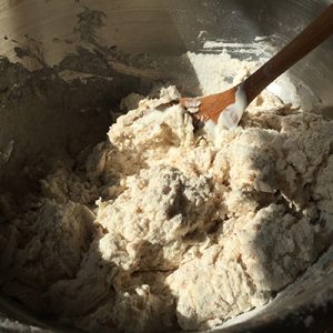 Mix to a soft sticky dough. step by step soda bread