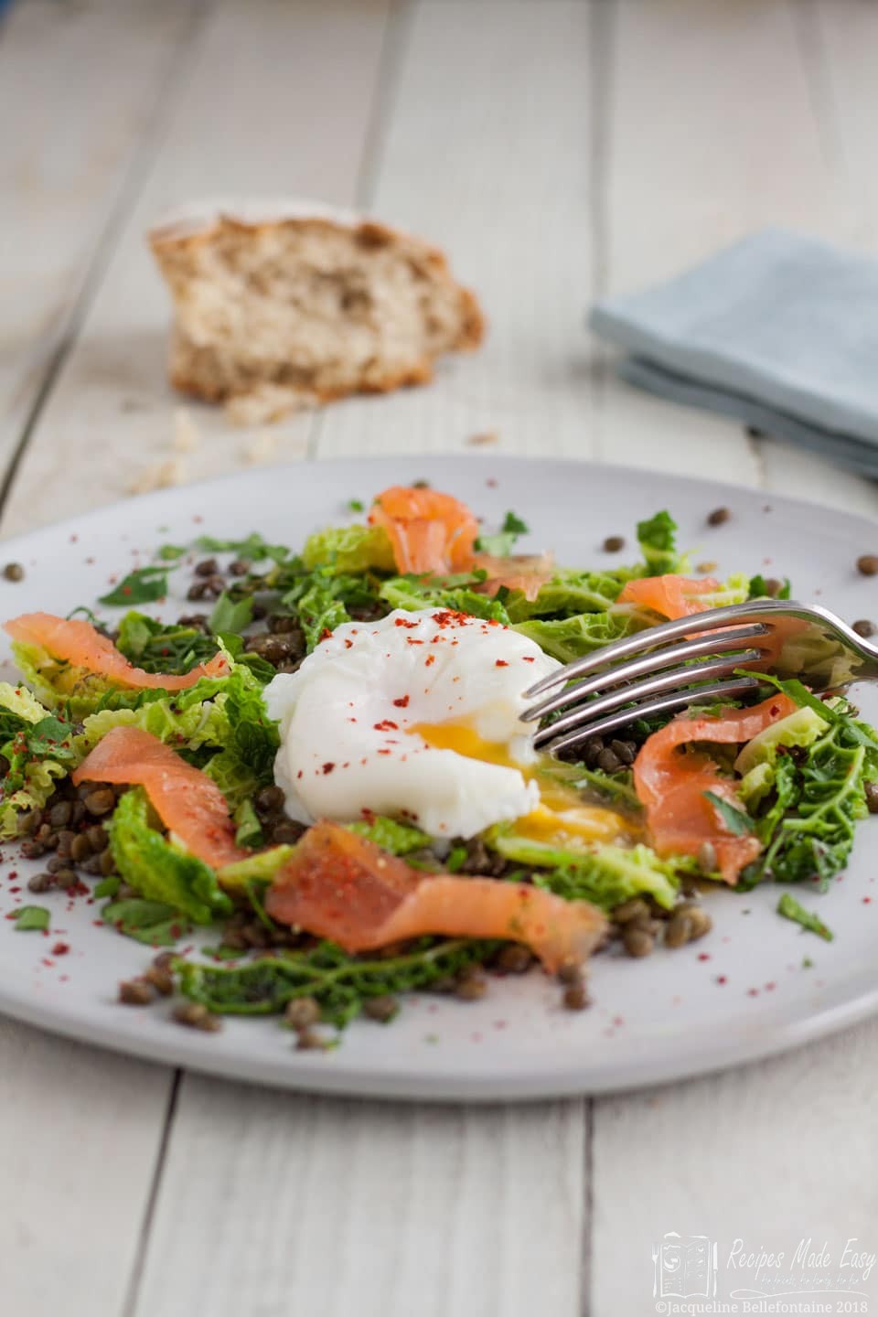 Warm Smoked Salmon Lentil And Poached Egg Salad Recipes Made Easy