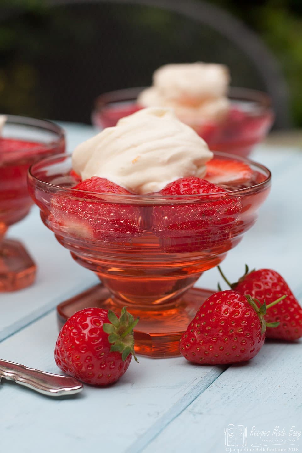 Strawberry jellies with Chantilly cream Recipes Made Easy