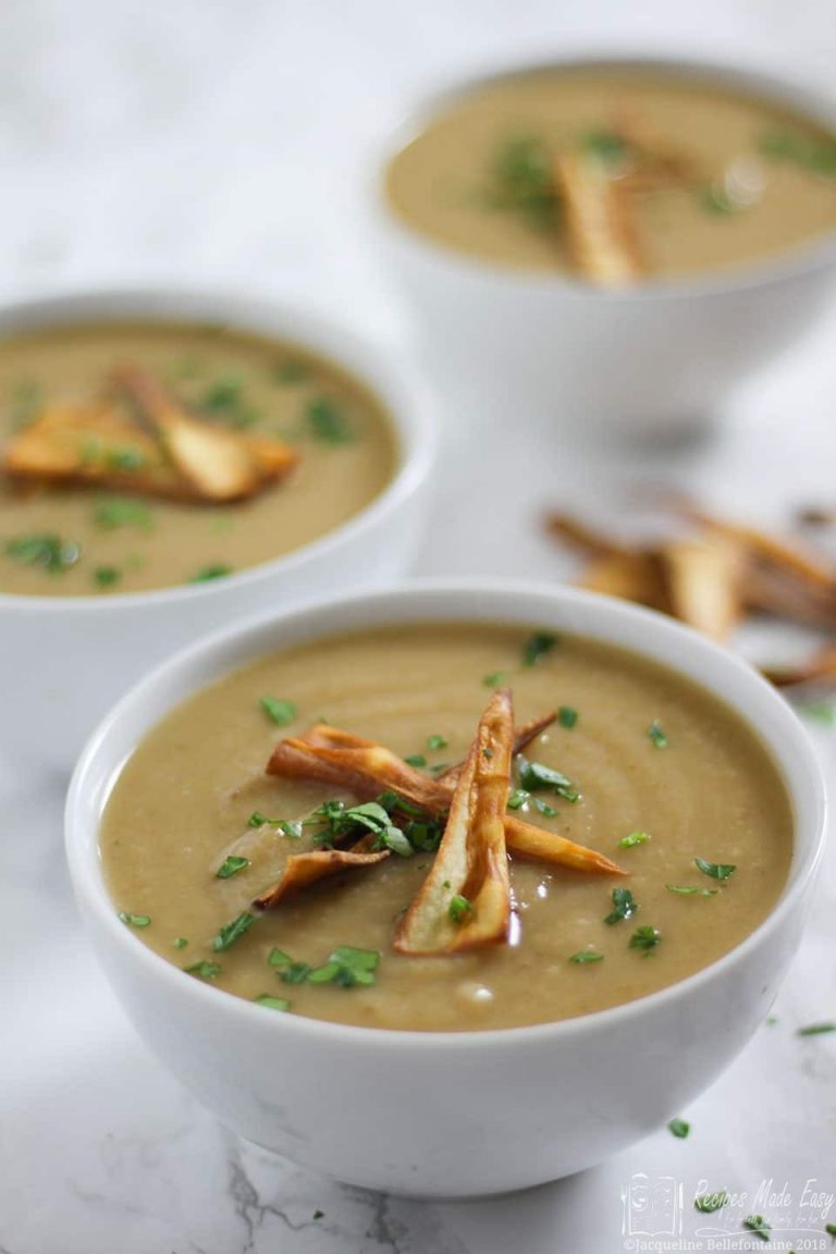 Roast Parsnip Soup with Parsnip Crisps | Recipes Made Easy