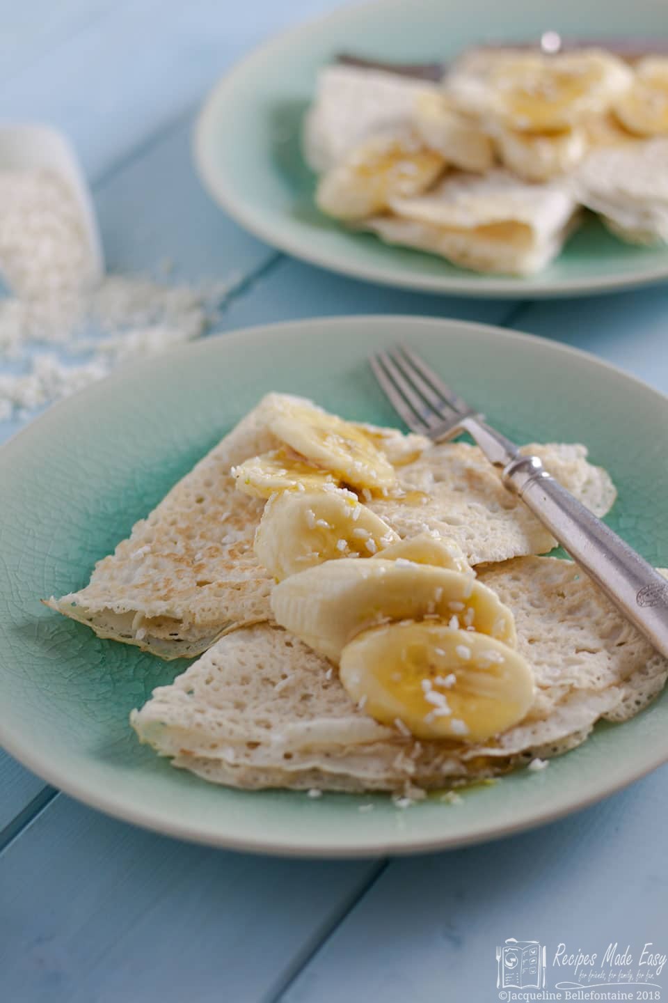 Coconut and Banana Pancakes | Recipes Made Easy