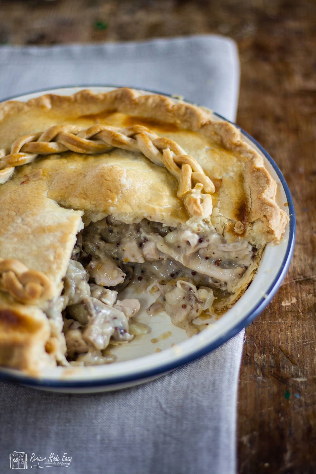 Chicken and Mushroom Pie  Recipes Made Easy