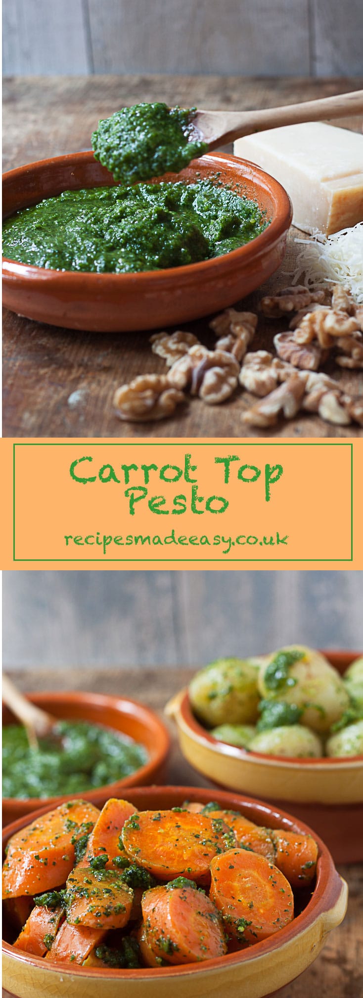 Carrot Top Pesto | Recipes Made Easy
