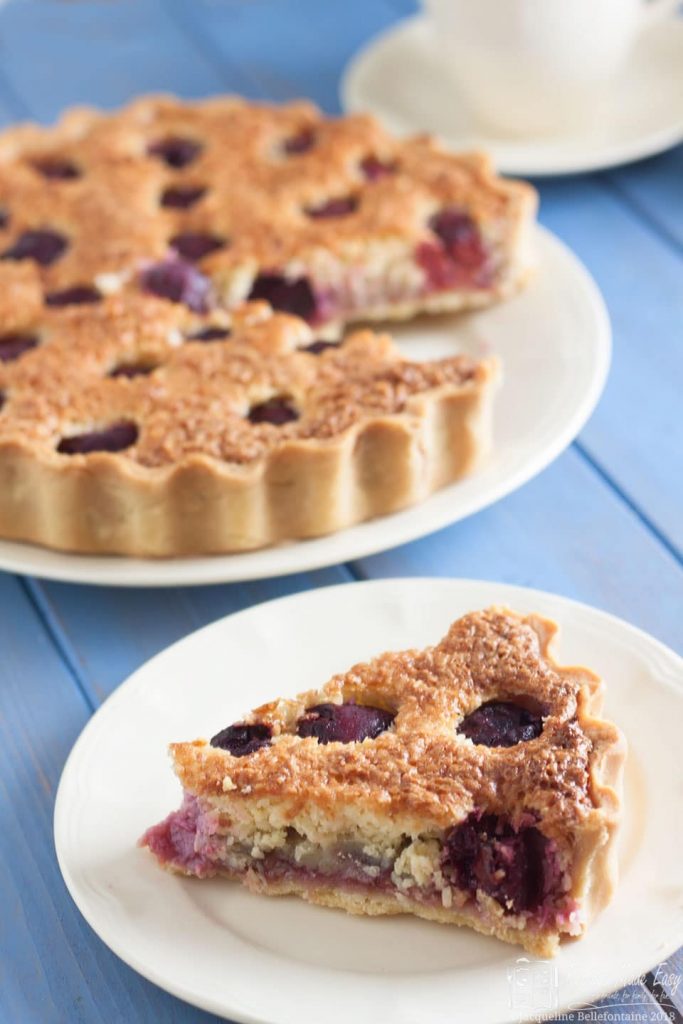 Cherry and Coconut Bakewell Tart | Recipes Made Easy