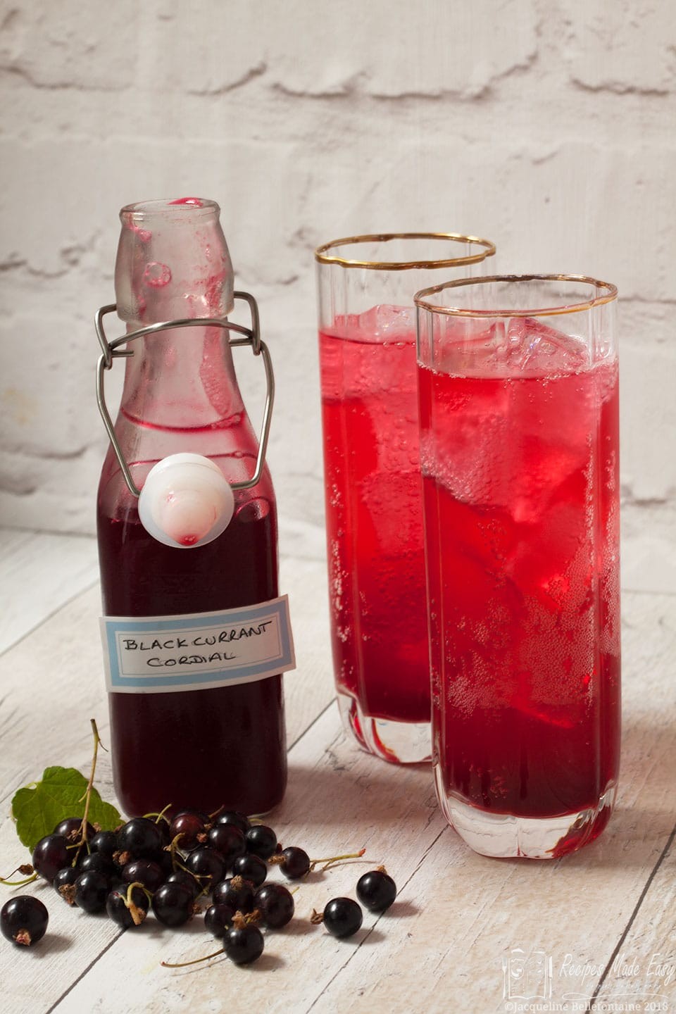 Homemade Blackcurrant Cordial