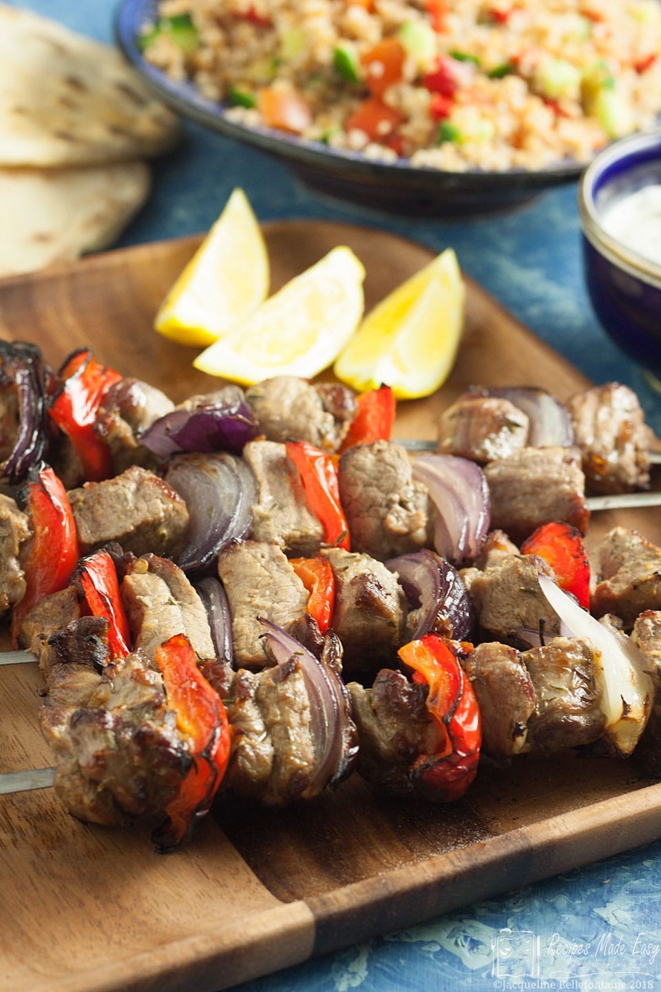Easy Lamb Kebabs with peppers and onion | Recipes Made Easy