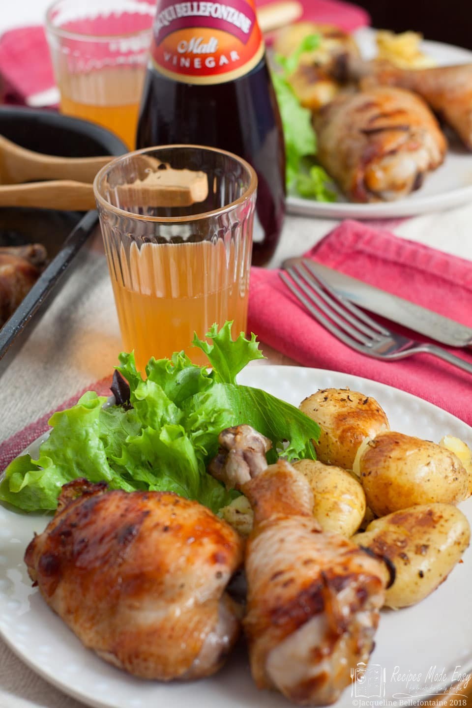 Malt Vinegar Baked Chicken