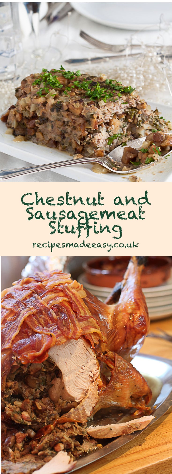 Chestnut and Sausagemeat Stuffing | Recipes Made Easy