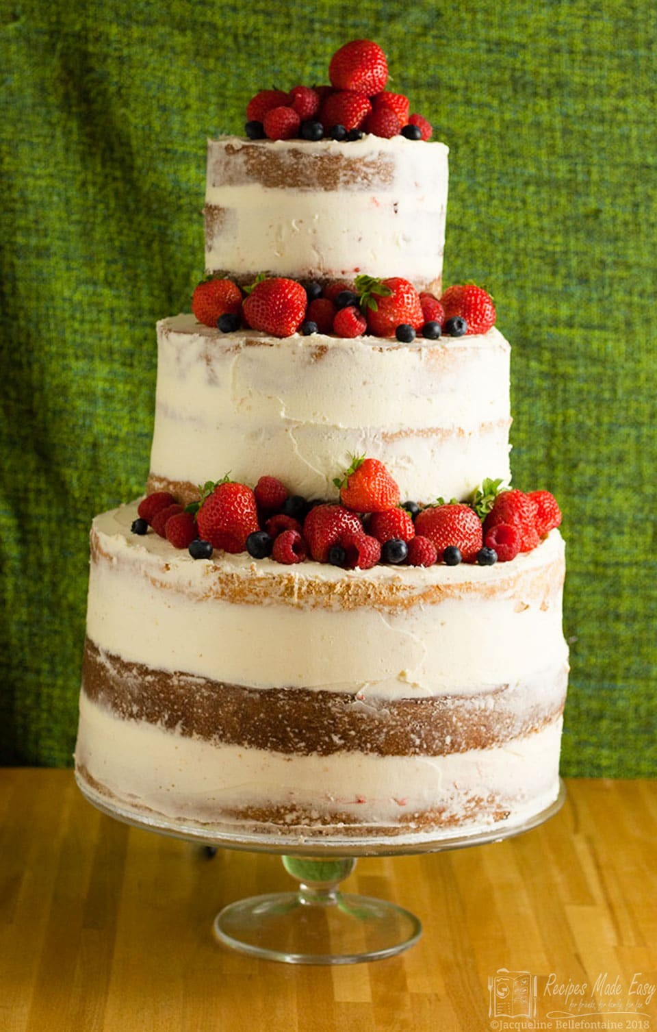 How To Make A Semi Naked Wedding Cake Recipes Made Easy