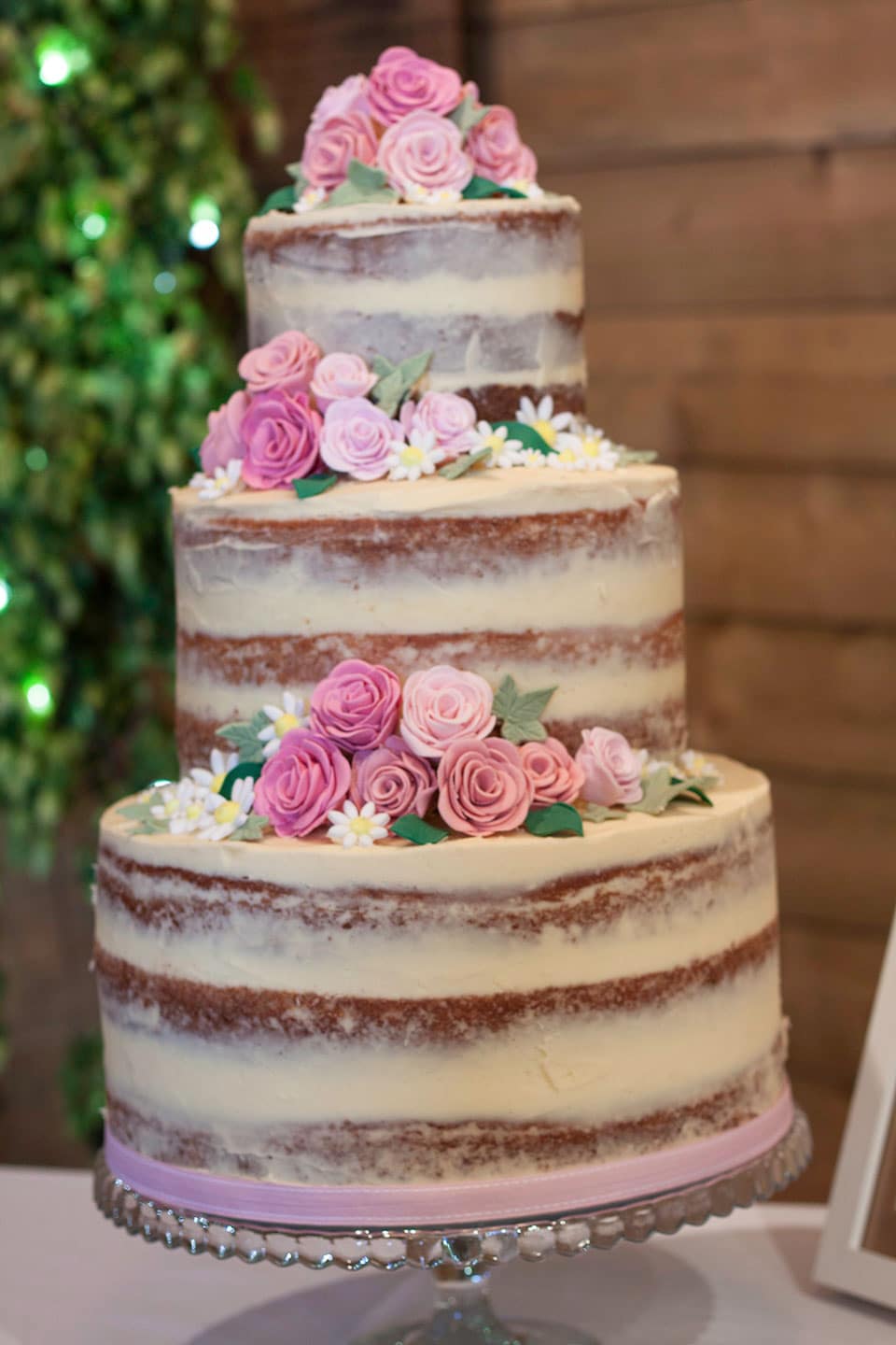 How to make a semi naked wedding  cake  Recipes  Made Easy