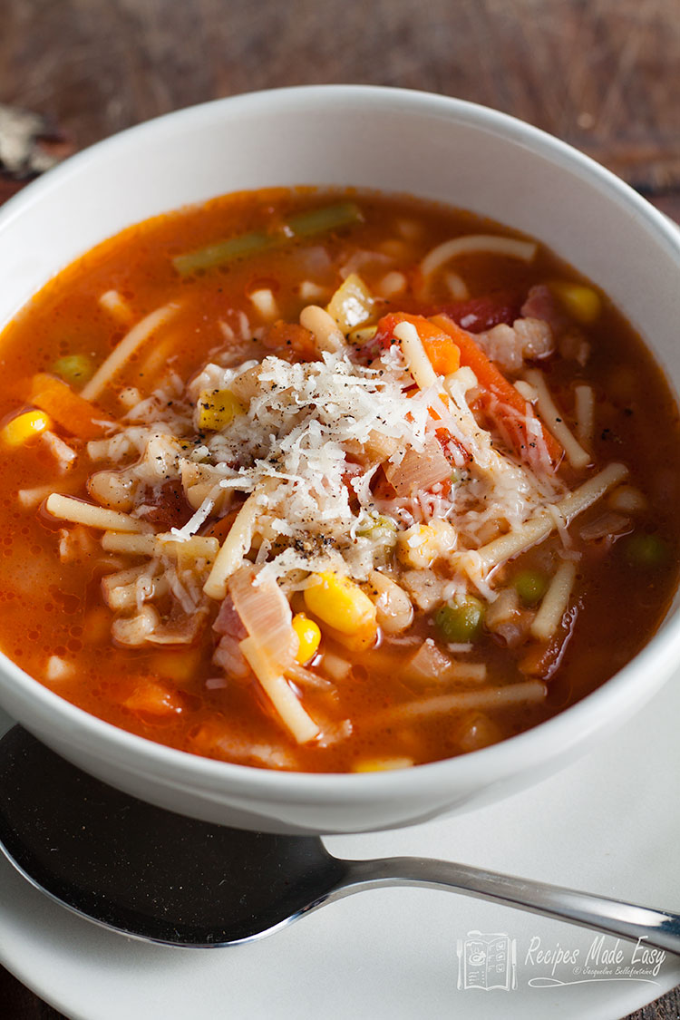 Quick and Easy Minestrone | Recipes Made Easy
