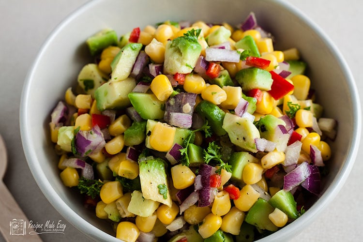 Avocado and Sweetcorn Salsa | Recipes Made Easy