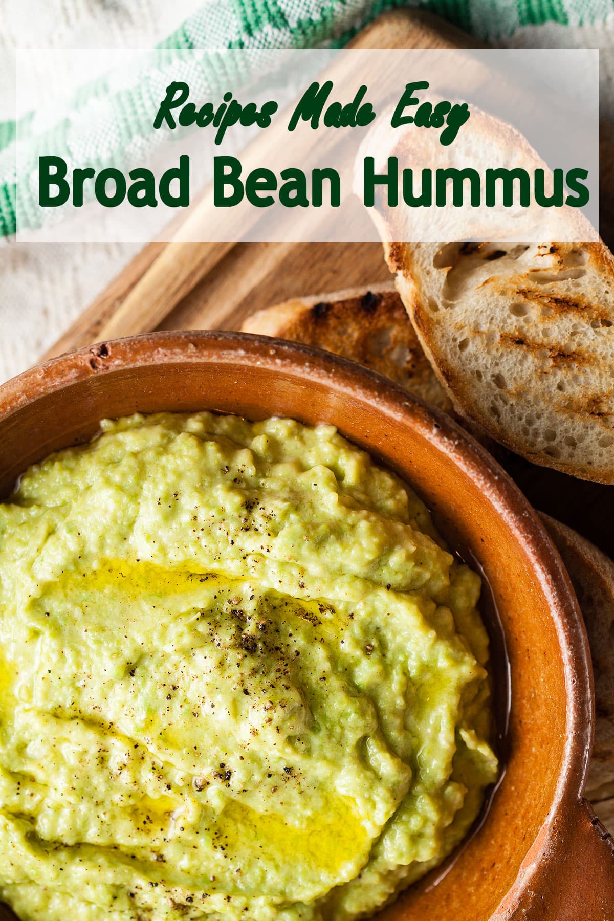 Broad bean hummus | Recipes Made Easy