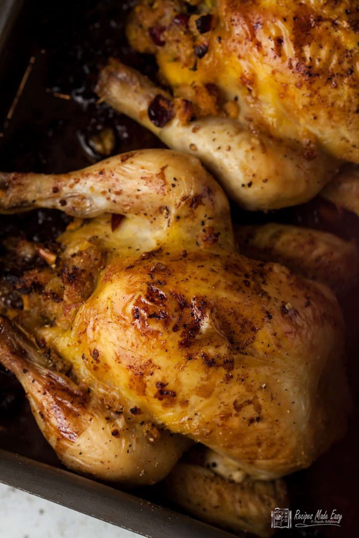 Festive Roast Poussin | Recipes Made Easy